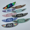 New! Pao wings stickers - 9 different colours!