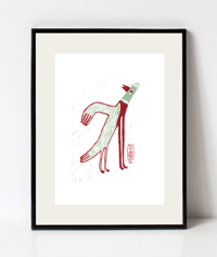 Image 1 of Linogravure Oiseau 3