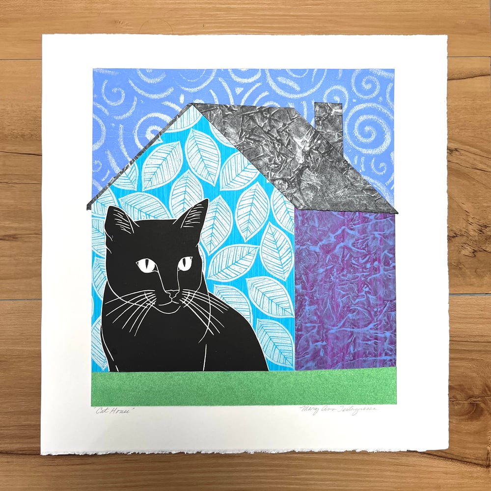 Image of COLLAGE SALE  Cat House  (Reg. $235. Now 25% OFF... $176.25)