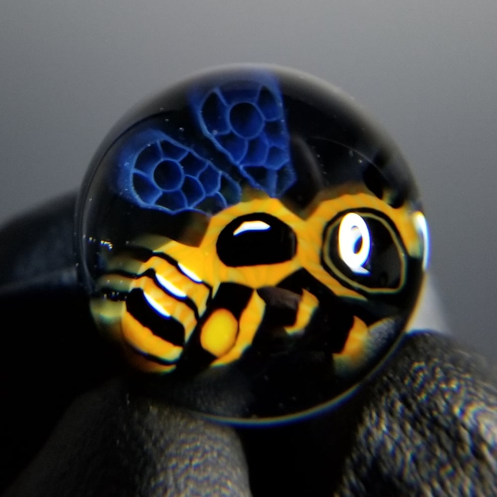 Image of Honey Bee and Honeycomb Slurper Marbles