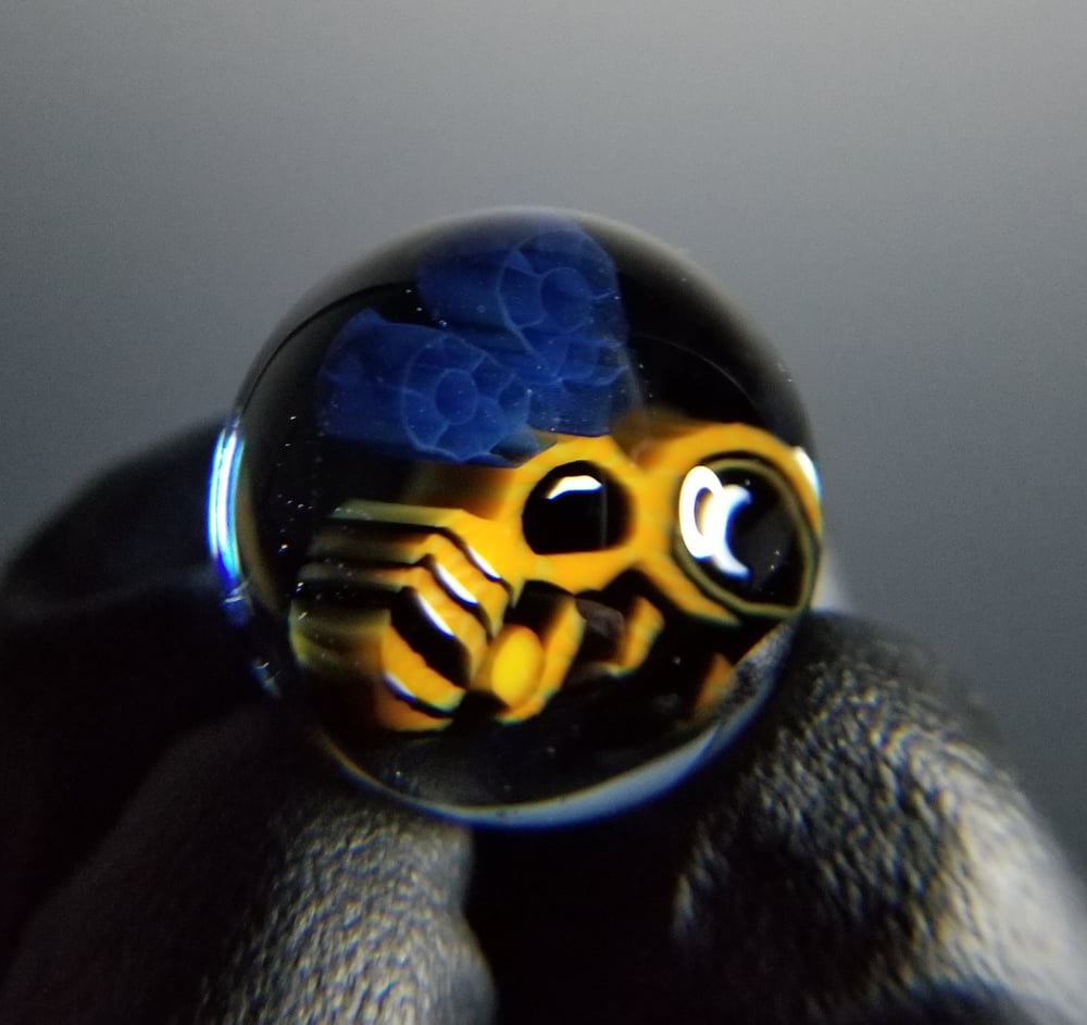 Image of Honey Bee and Honeycomb Slurper Marbles