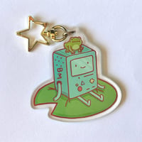 Robot Frog Keychain 