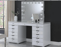 BLING WHITE VANITY