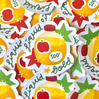 Image 1 of Apple Juice Sticker 