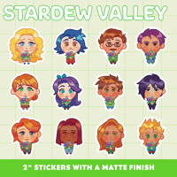 Image 2 of STARDEW VALLEY Bouquet Stickers