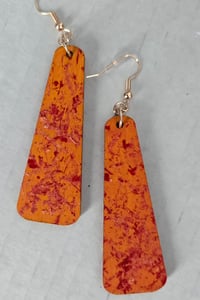 Image 1 of Earrings - Asymmetrical Rounded Rectangle II (Sesame Collection)