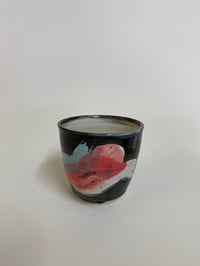 Image 1 of Tumbler black with patterns