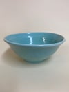 Blue salad bowl