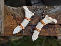 Image 1 of UHTCEARE - Coyote Rib Slice Earrings