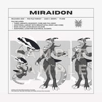 MIRAIDON LINEART TEMPLATE