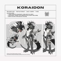 KORAIDON LINEART TEMPLATE