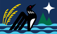 Image 4 of Minnesota Loon Flag (3 styles)