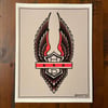 SHIELD & WINGS PRINT