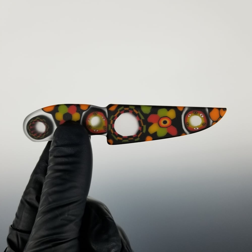 Image of 4 inch Rasta Slab Knife / Dabber