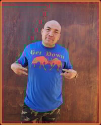 Unisex Tshirt With Red Logo.