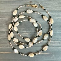 Image 4 of Mother of Pearl Palm Leaves Necklace