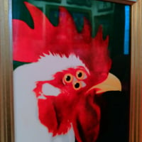 Image 2 of Bitchin Chicken II - Special Edition - Framed Metal Print