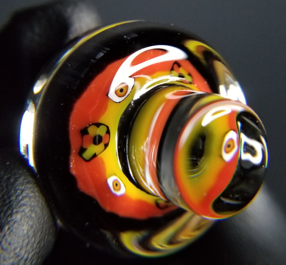 Image of 31mm Fat Cap Rasta Eye Ring