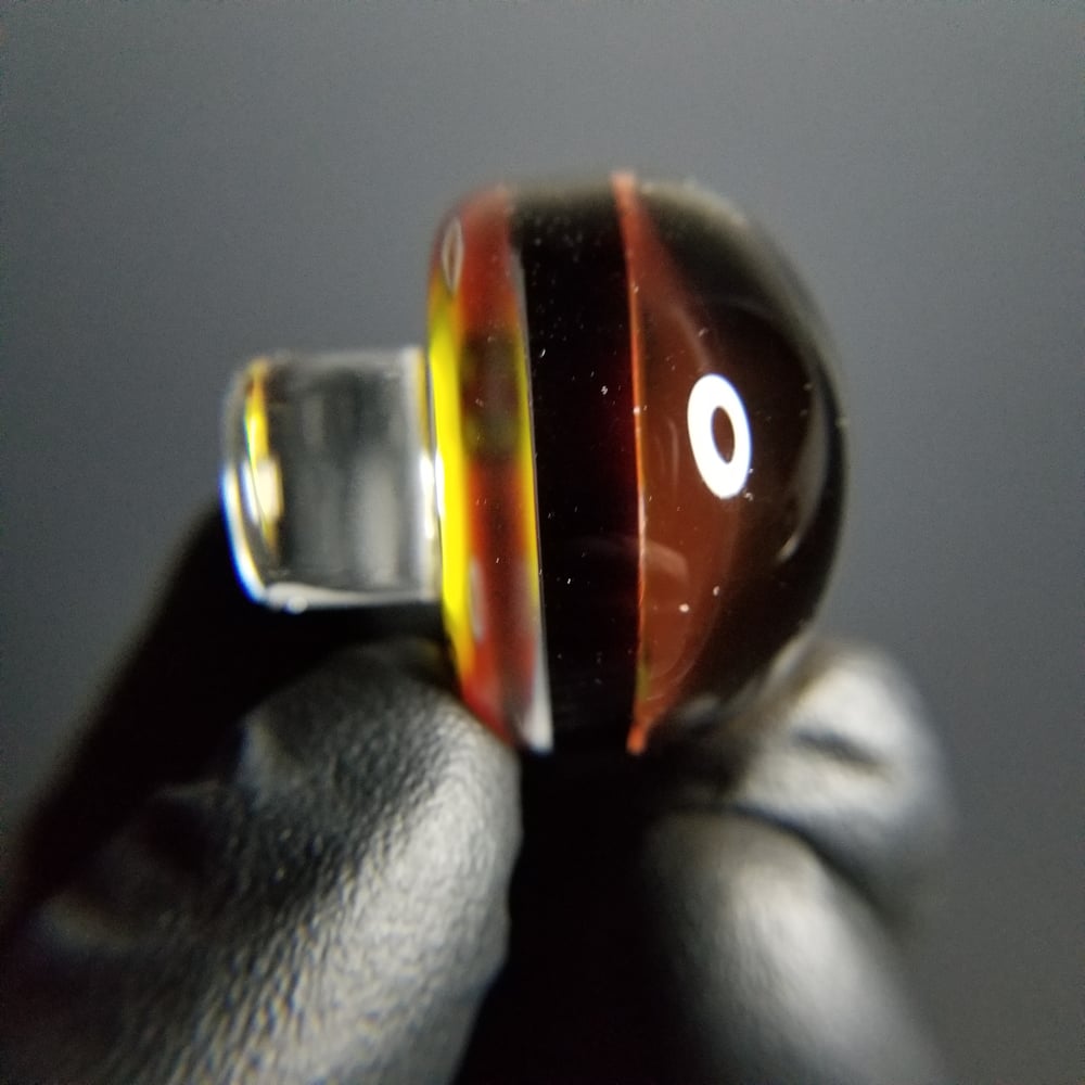 Image of 31mm Fat Cap Rasta Eye Ring