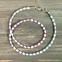 Ombre Crystal and Glass Necklace