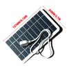 Portable 5V 2W Solar Panel with USB Charger - Ideal for Power Banks, Phones, Camping, and Home Use