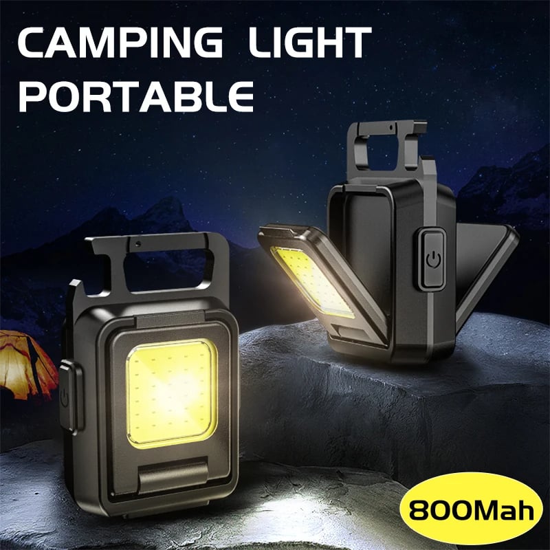 Portable Work Light - Double-Sided Waterproof LED Flashlight for Camping, Fishing, and Hiking