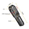 Powerful LED Flashlight - 100000 Lumen Tactical, USB Rechargeable, Waterproof with Zoom for Fishing 