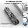 Powerful LED Flashlight - 100000 Lumen Tactical, USB Rechargeable, Waterproof with Zoom for Fishing 