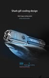Powerful LED Flashlight - 100000 Lumen Tactical, USB Rechargeable, Waterproof with Zoom for Fishing 