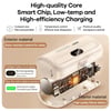 Remax Mini Power Bank 5000mAh - Built-in Cable, Portable Charger for iPhone, Emergency Power Bank