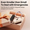 Remax Mini Power Bank 5000mAh - Built-in Cable, Portable Charger for iPhone, Emergency Power Bank