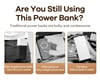 Remax Mini Power Bank 5000mAh - Built-in Cable, Portable Charger for iPhone, Emergency Power Bank