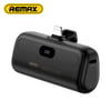 Remax Mini Power Bank 5000mAh - Built-in Cable, Portable Charger for iPhone, Emergency Power Bank