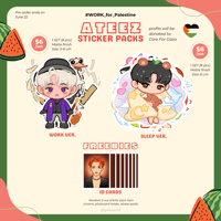 Image 2 of [PRE-ORDER] ATEEZ STICKER PACKS