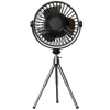 Portable Camping Electric Fan with Remote Control - USB Mini Fan with LED Light, Tripod, and Desktop