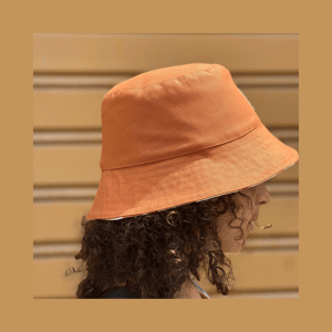 Image of Gorro reversible "FLORAL RUST"