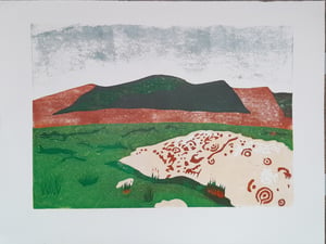 'Lordenshaws' Limited Edition Linocut Print