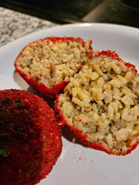 Image 1 of Hot Cheeto Boudin Balls or Dirty Rice Balls 