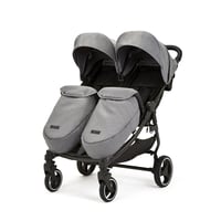 Image 1 of VENUS MAX DOUBLE STROLLER - Grey