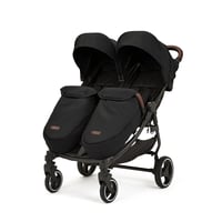 Image 1 of VENUS MAX DOUBLE STROLLER - BLACK