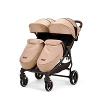 Image 1 of VENUS MAX DOUBLE STROLLER - BISCUIT 