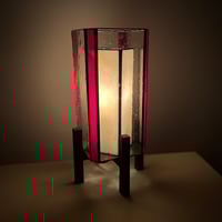 Image 4 of Vertical Red Table Lantern