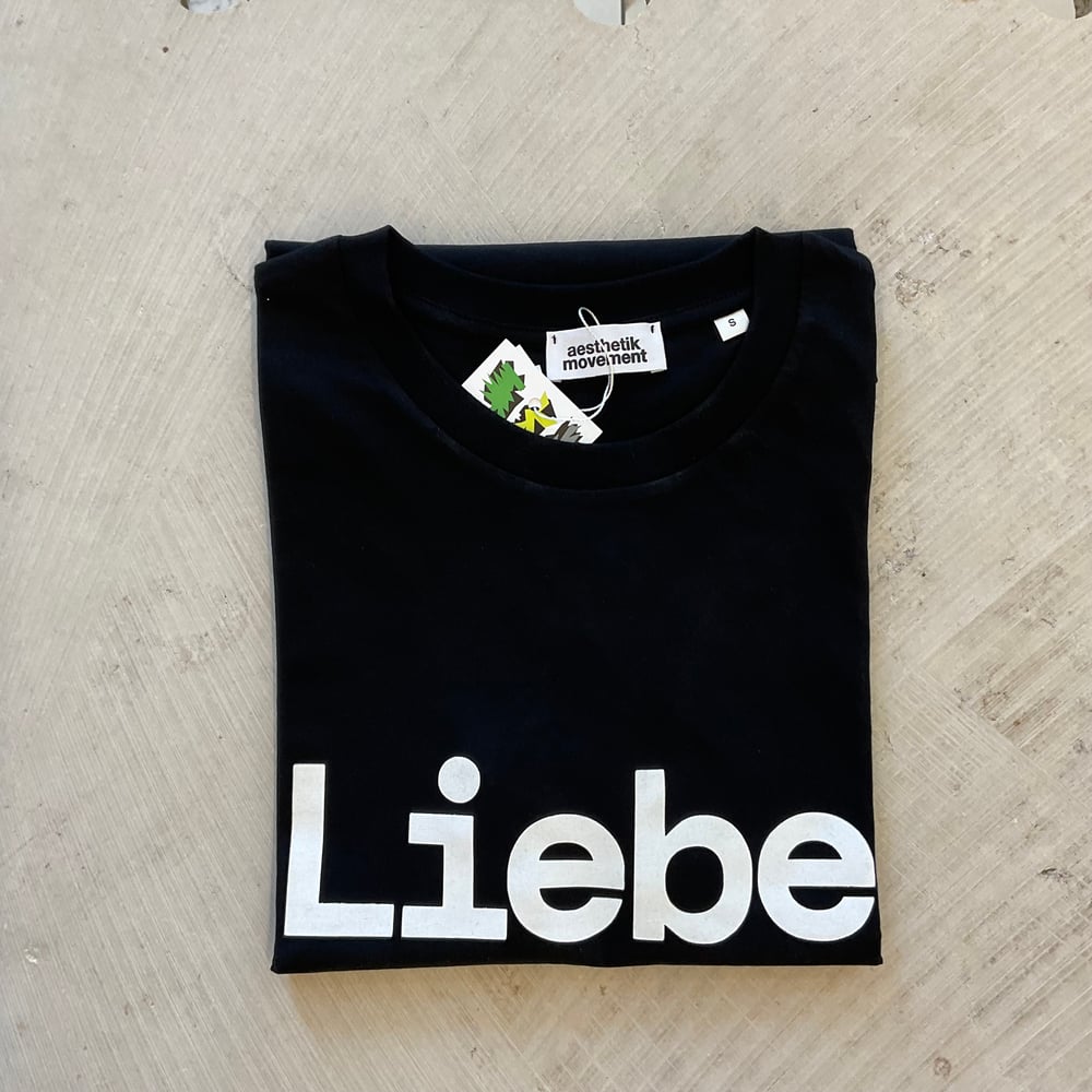 Liebe Tshirt black with white 