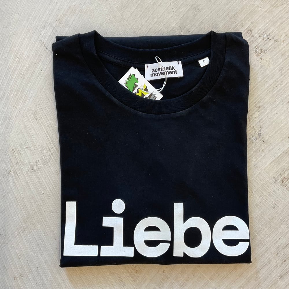 Liebe Tshirt black with white 