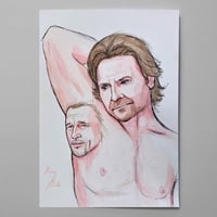 Brad Arm Pitt (original painting)