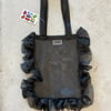 Organza bag with ruffles