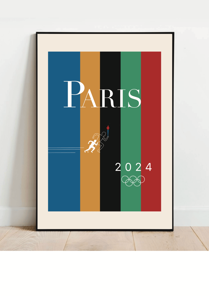 Image of Affiche - Paris 24 couleurs