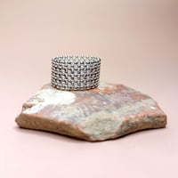 Image 1 of Grosse bague large Argent "Ourse"