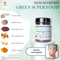 Image 2 of Holistic Face & Body Mask: Green Super Food 