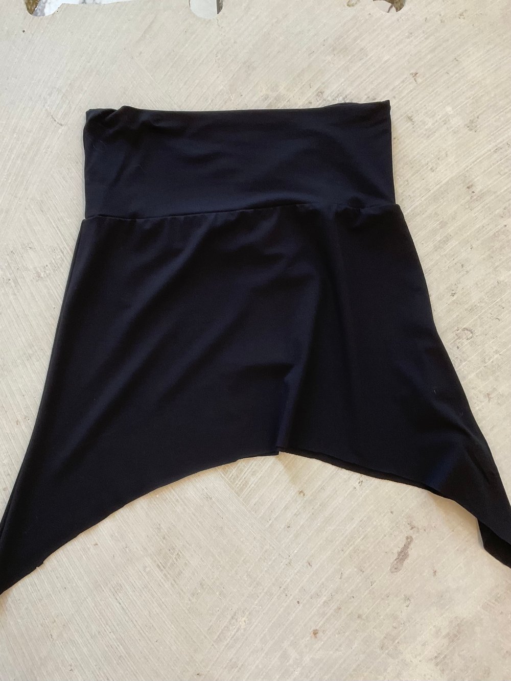 Mini skirt asymmetric